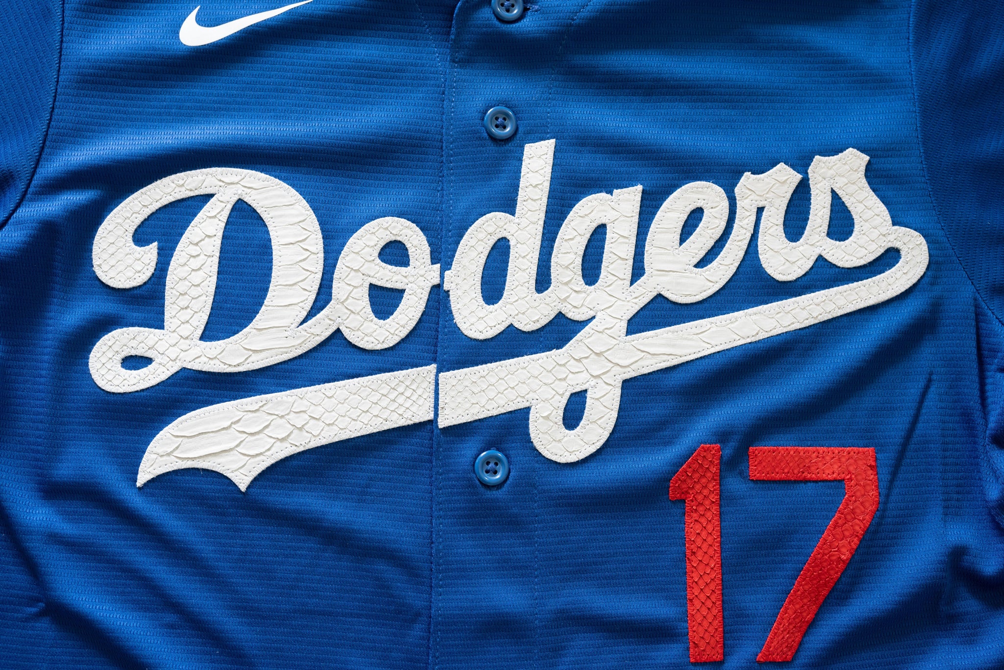 Nike Shohei Ohtani Los Angeles Dodgers Python Jersey (Blue)