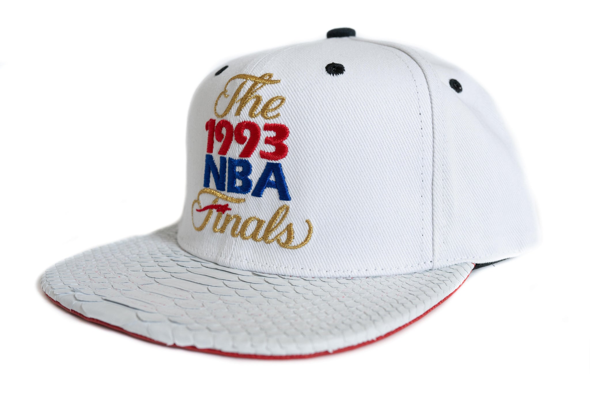 HATSURGEON x Mitchell & Ness Chicago Bulls 1993 NBA Finals All White Strapback