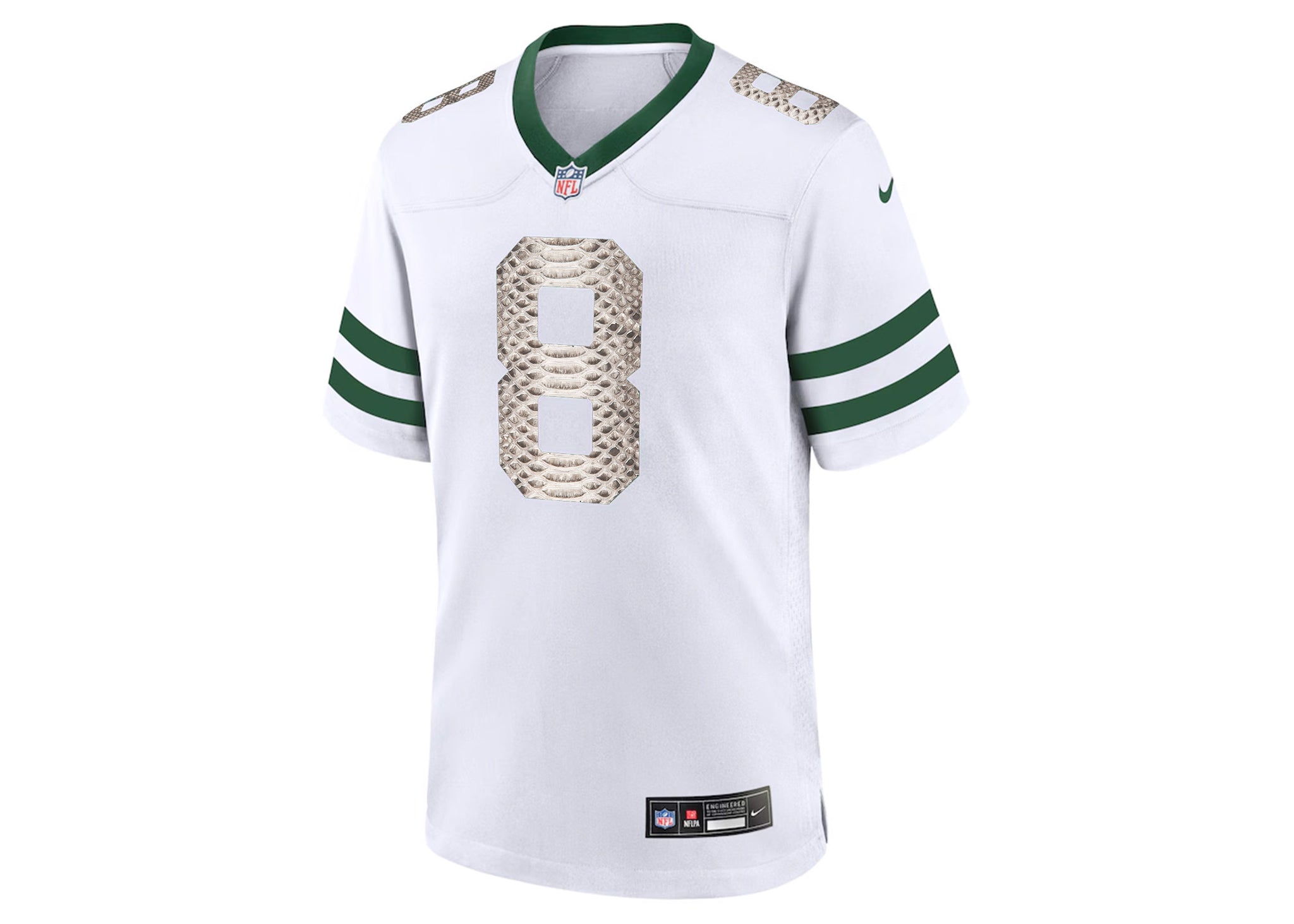 Nike Aaron Rodgers New York Jets Python Jersey (White)