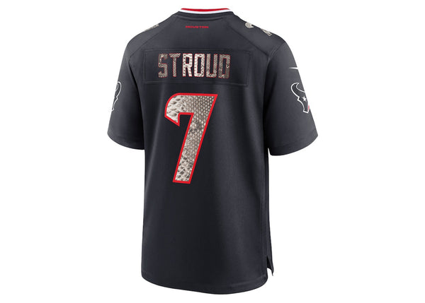 Nike CJ Stroud Houston Texans Python Jersey (Blue)