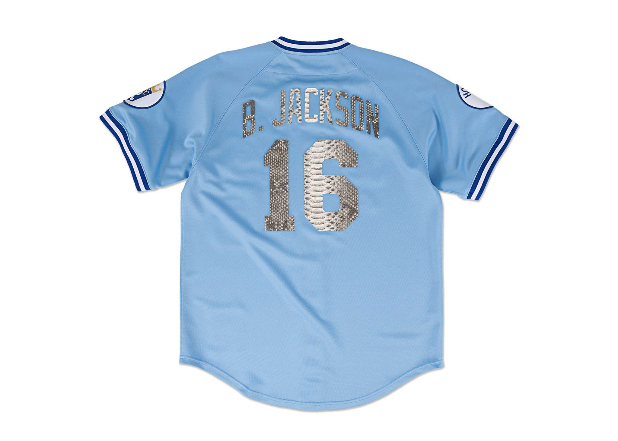 Mitchell & Ness Bo Jackson 1987 Kansas City Royals Python Jersey