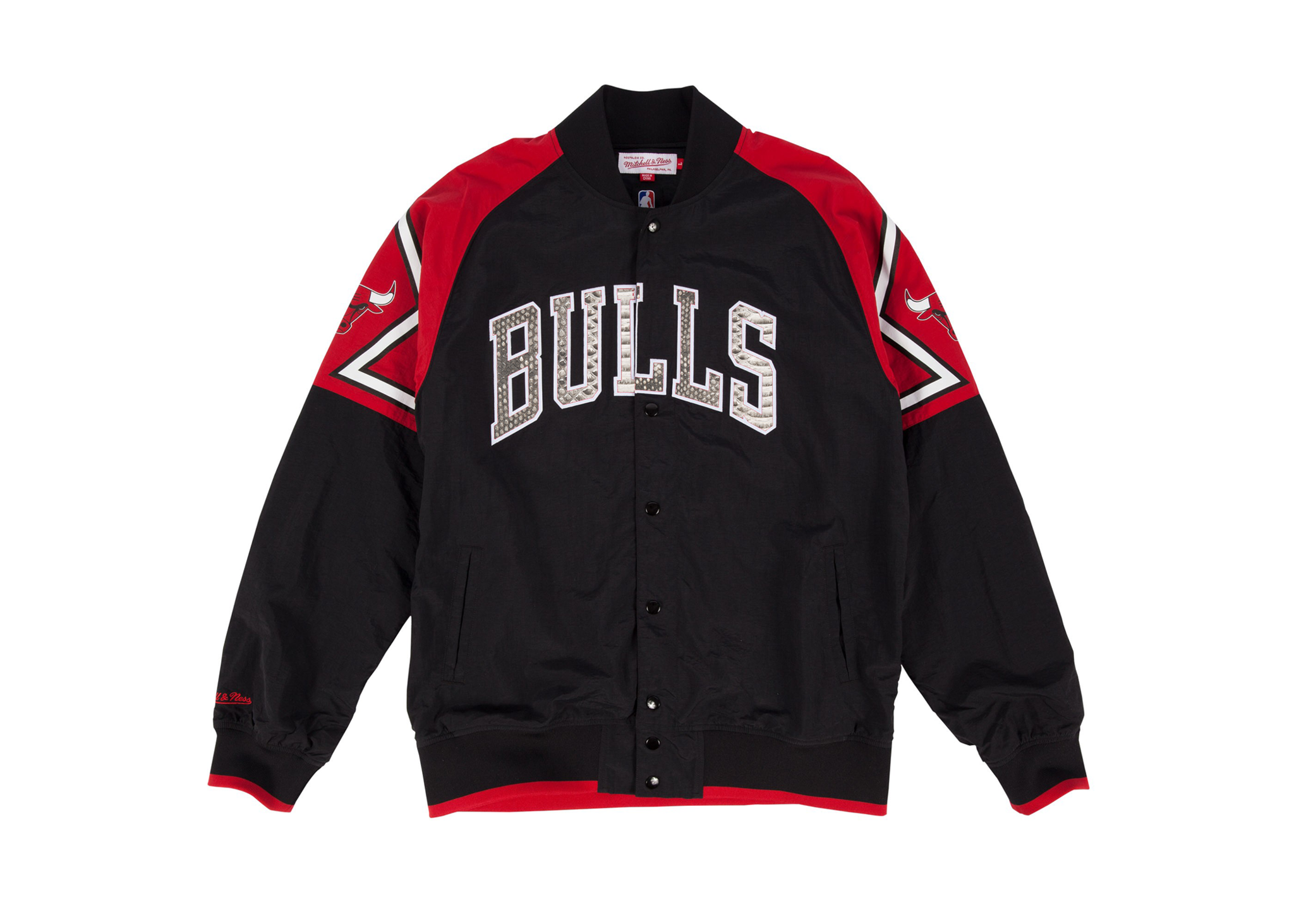 Mitchell & Ness Chicago Bulls "Nothing But Net" Python Warm Up Jacket