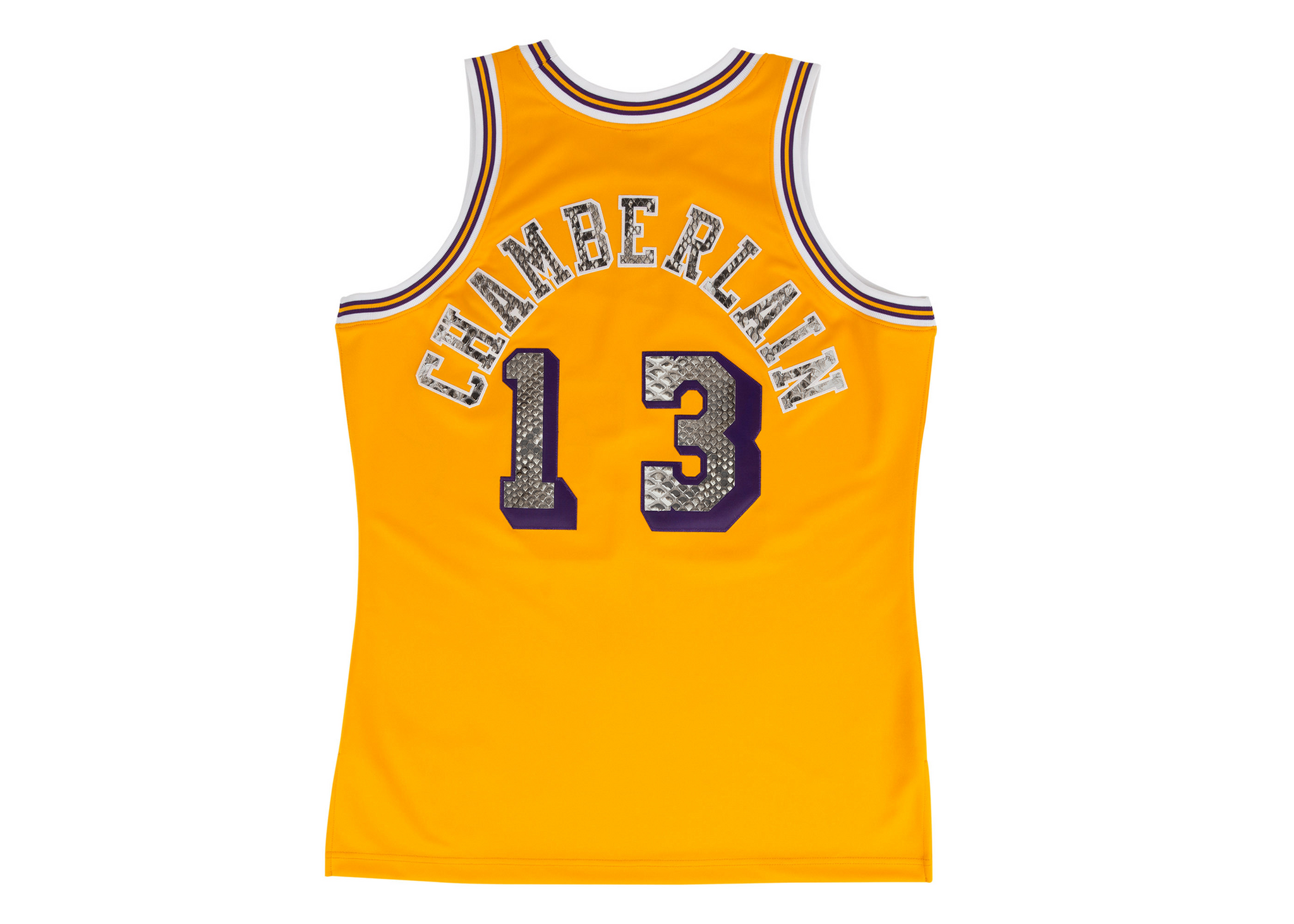 Mitchell & Ness Wilt Chamberlain 1971-1972 Los Angeles Lakers Python Jersey