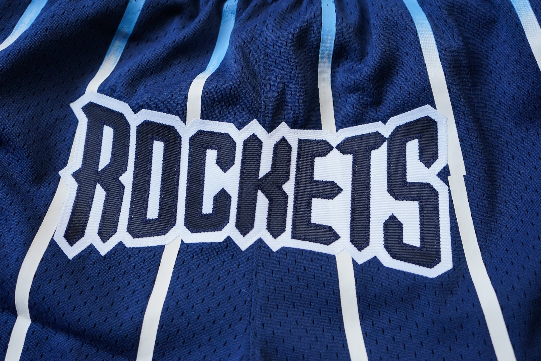 Mitchell & Ness Houston Rockets "ROCKETS" Swingman Shorts