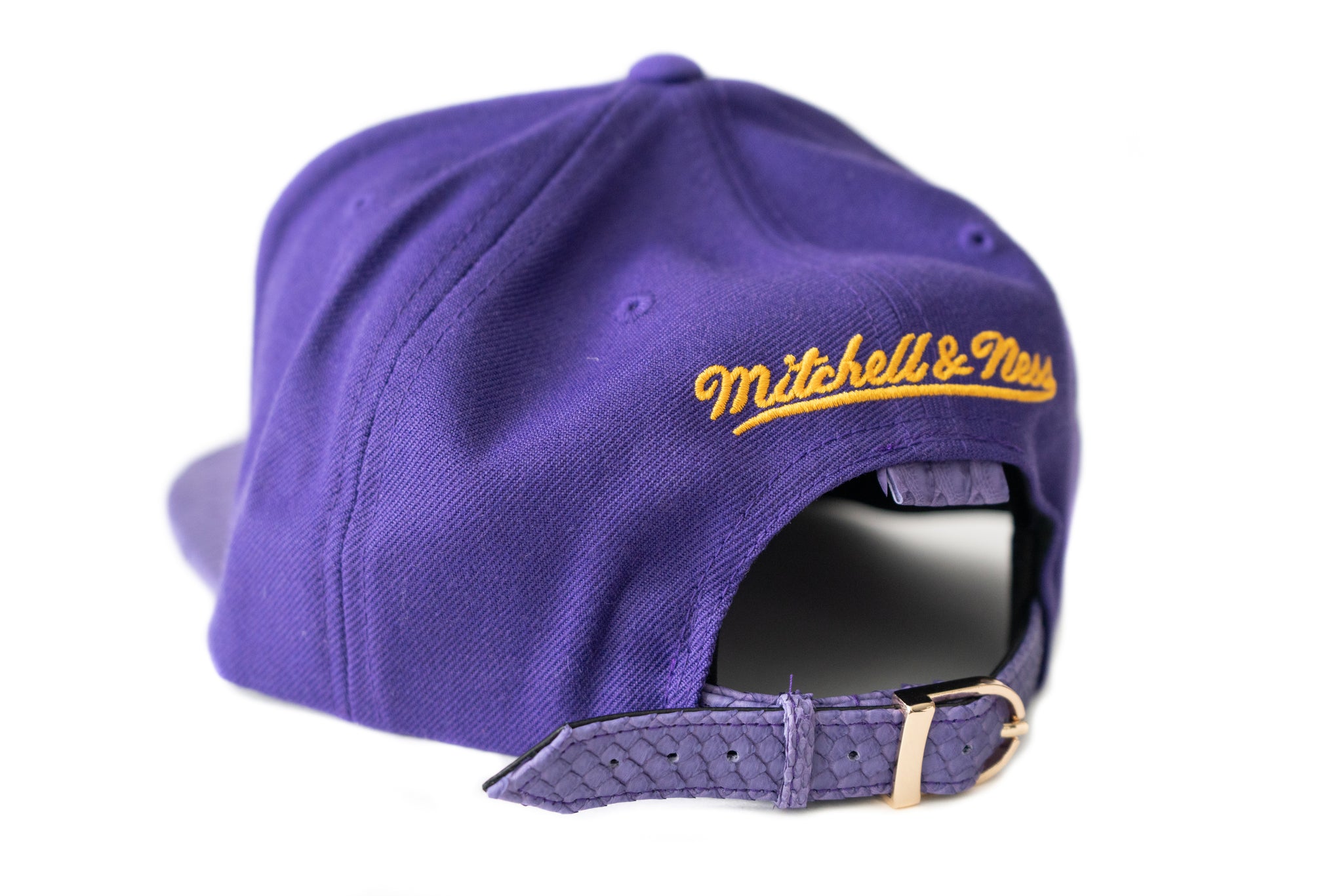 HATSURGEON x Mitchell & Ness Los Angeles Lakers Basic Logo Purple Strapback