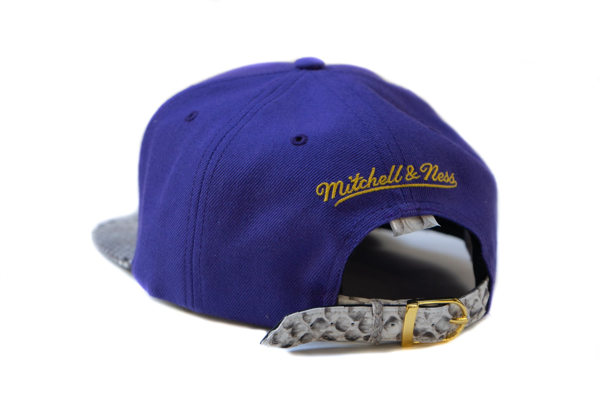 HATSURGEON x Mitchell & Ness Los Angeles Lakers Purple Script Strapback