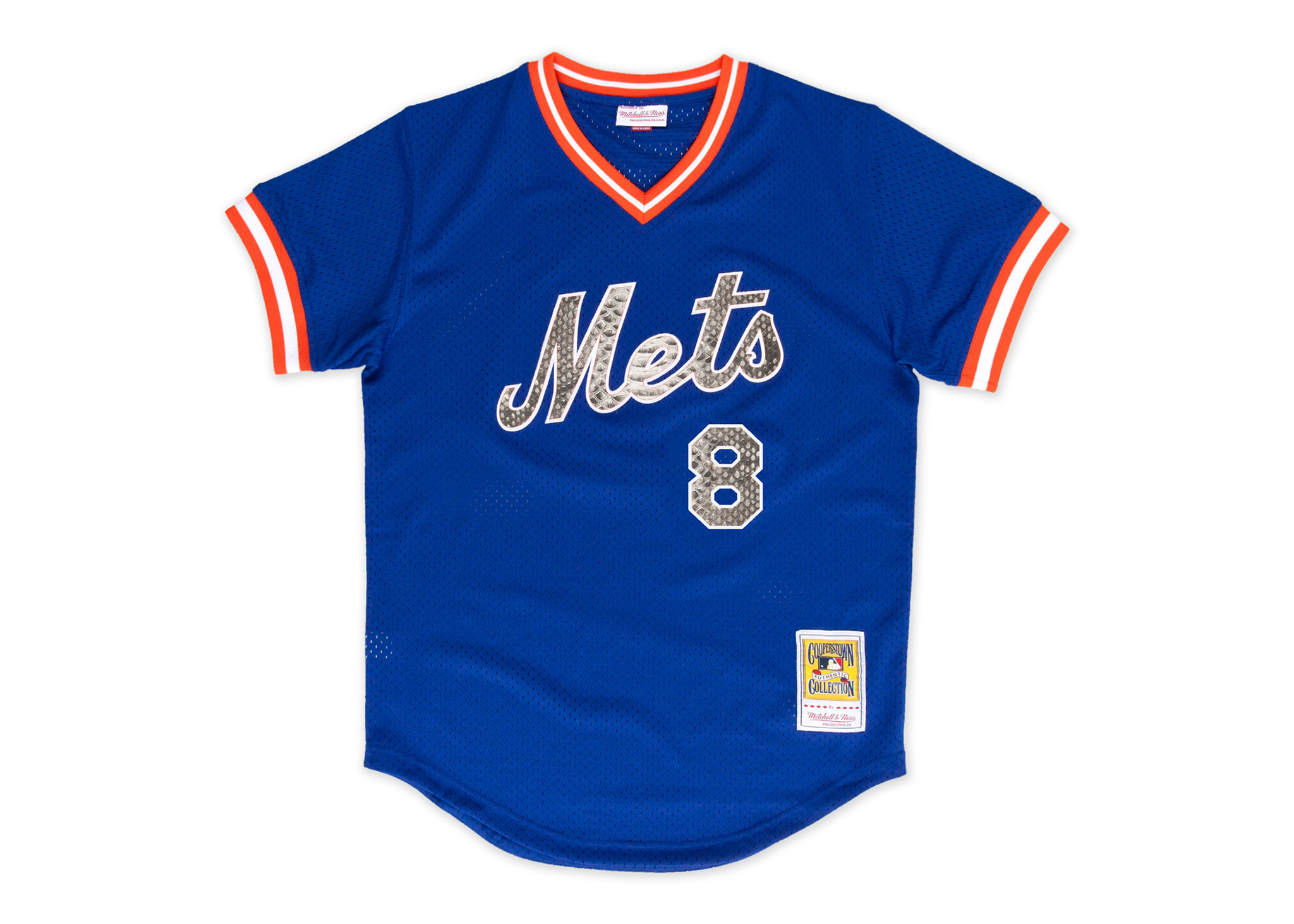 Mitchell & Ness Gary Carter 1986 New York Mets Authentic BP Python Jersey