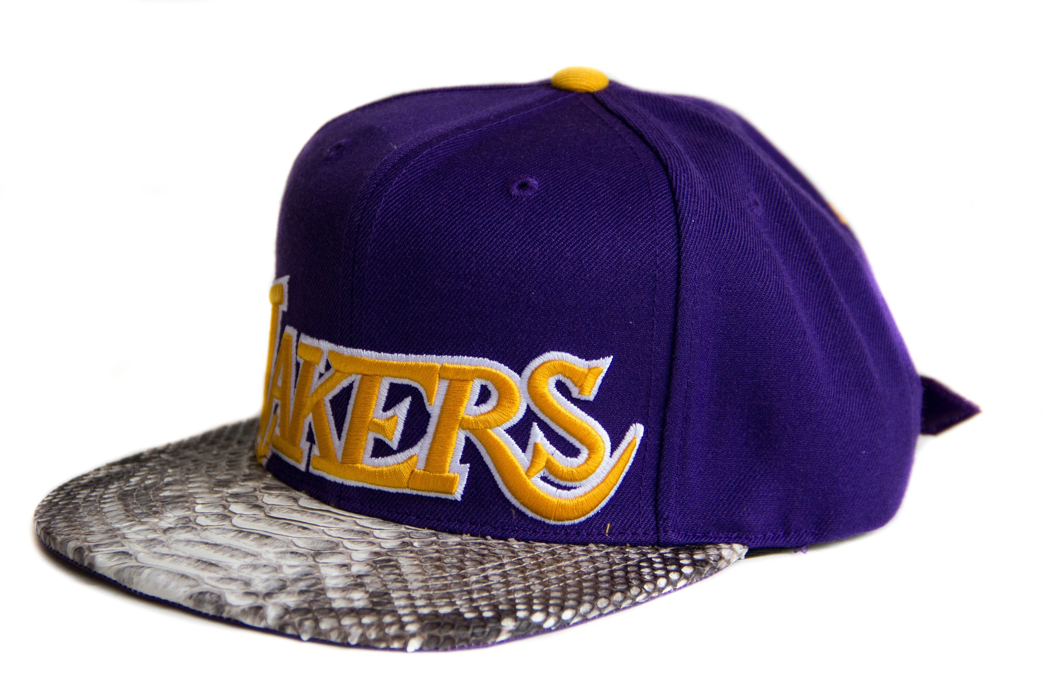 HATSURGEON x Mitchell & Ness Los Angeles Lakers Bold Print Strapback