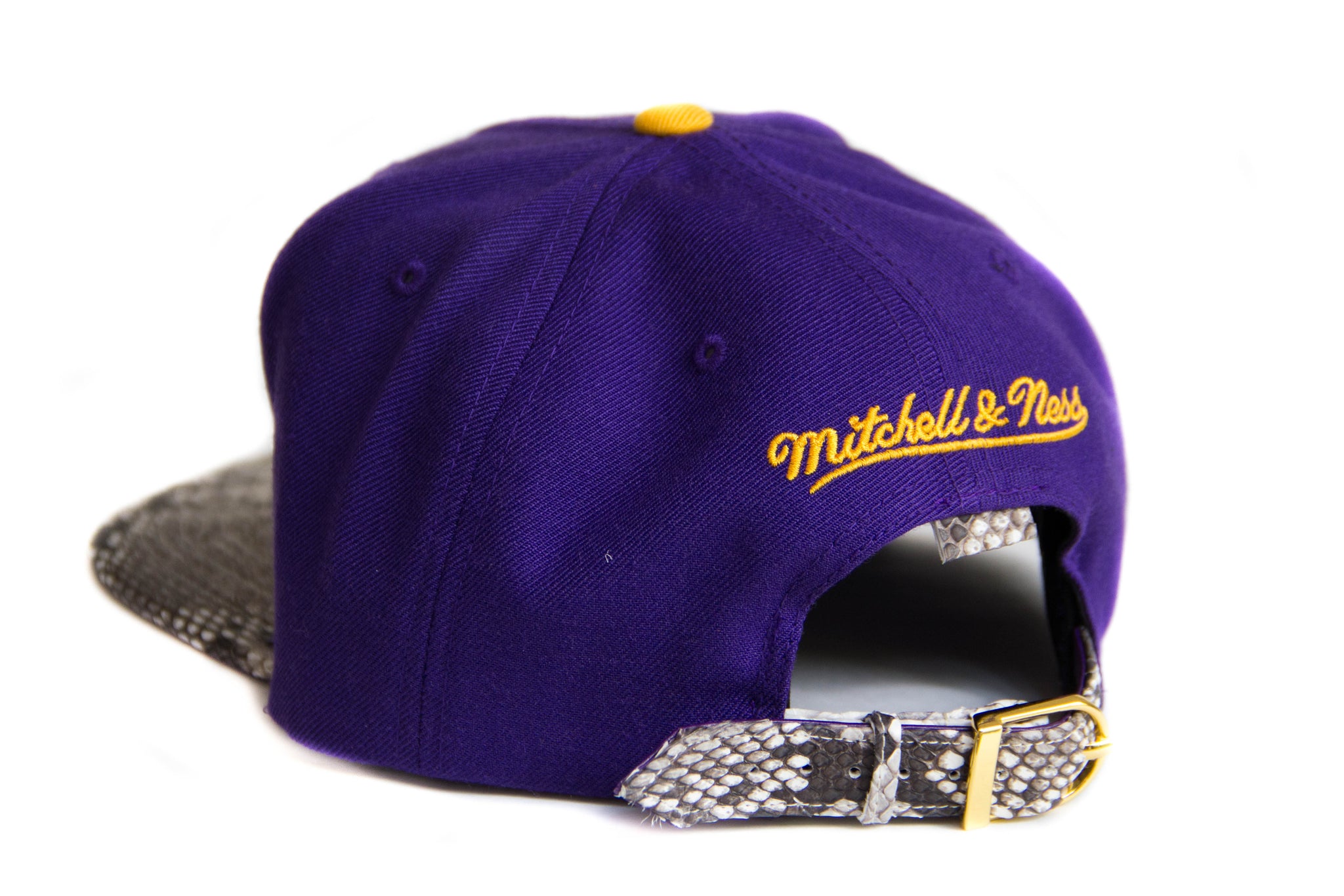 HATSURGEON x Mitchell & Ness Los Angeles Lakers Bold Print Strapback