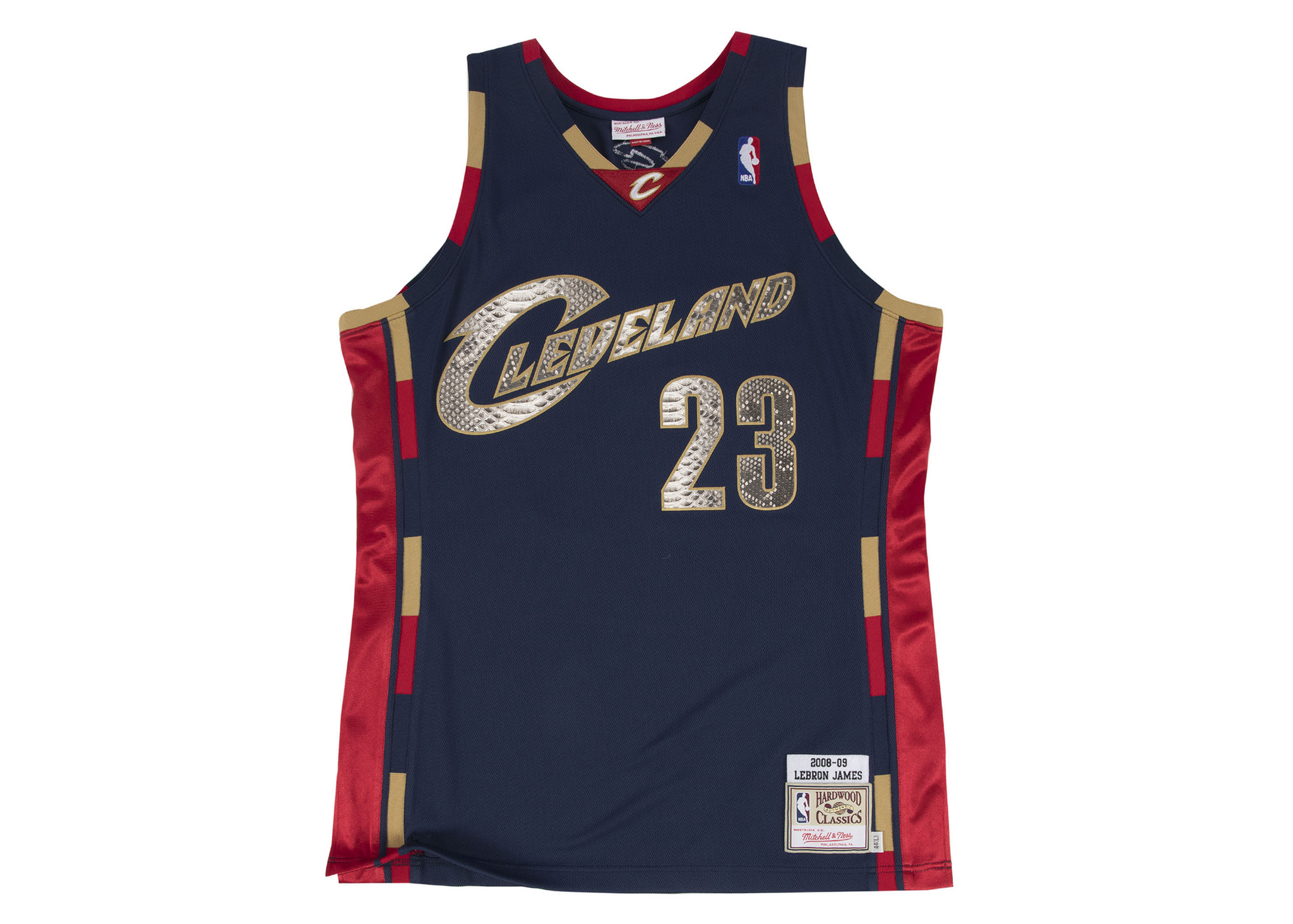 Mitchell & Ness LeBron James 2008-2009 Cleveland Cavaliers Python Jersey