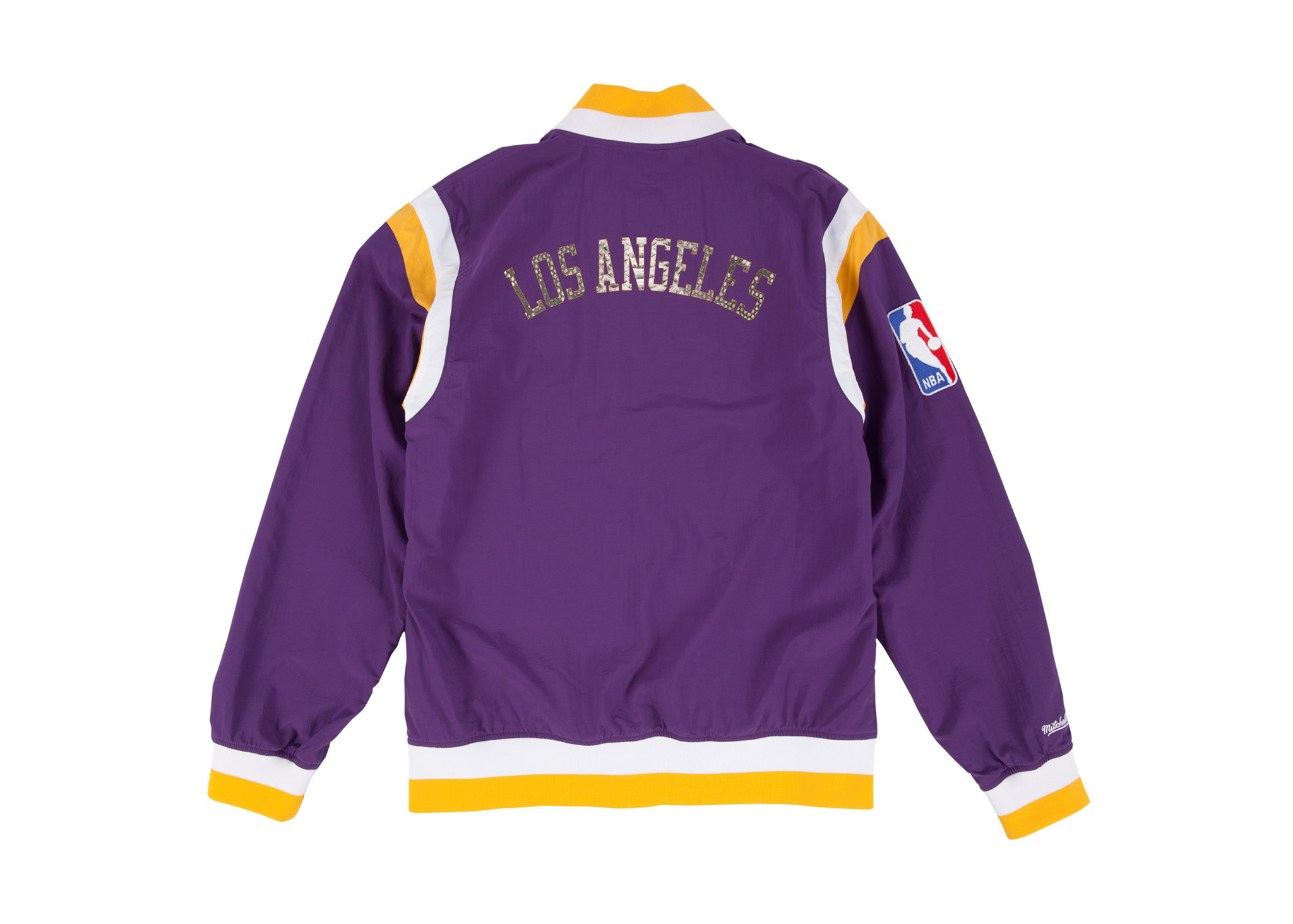 Mitchell & Ness Los Angeles Lakers "Nothing But Net" Python Warm Up Jacket