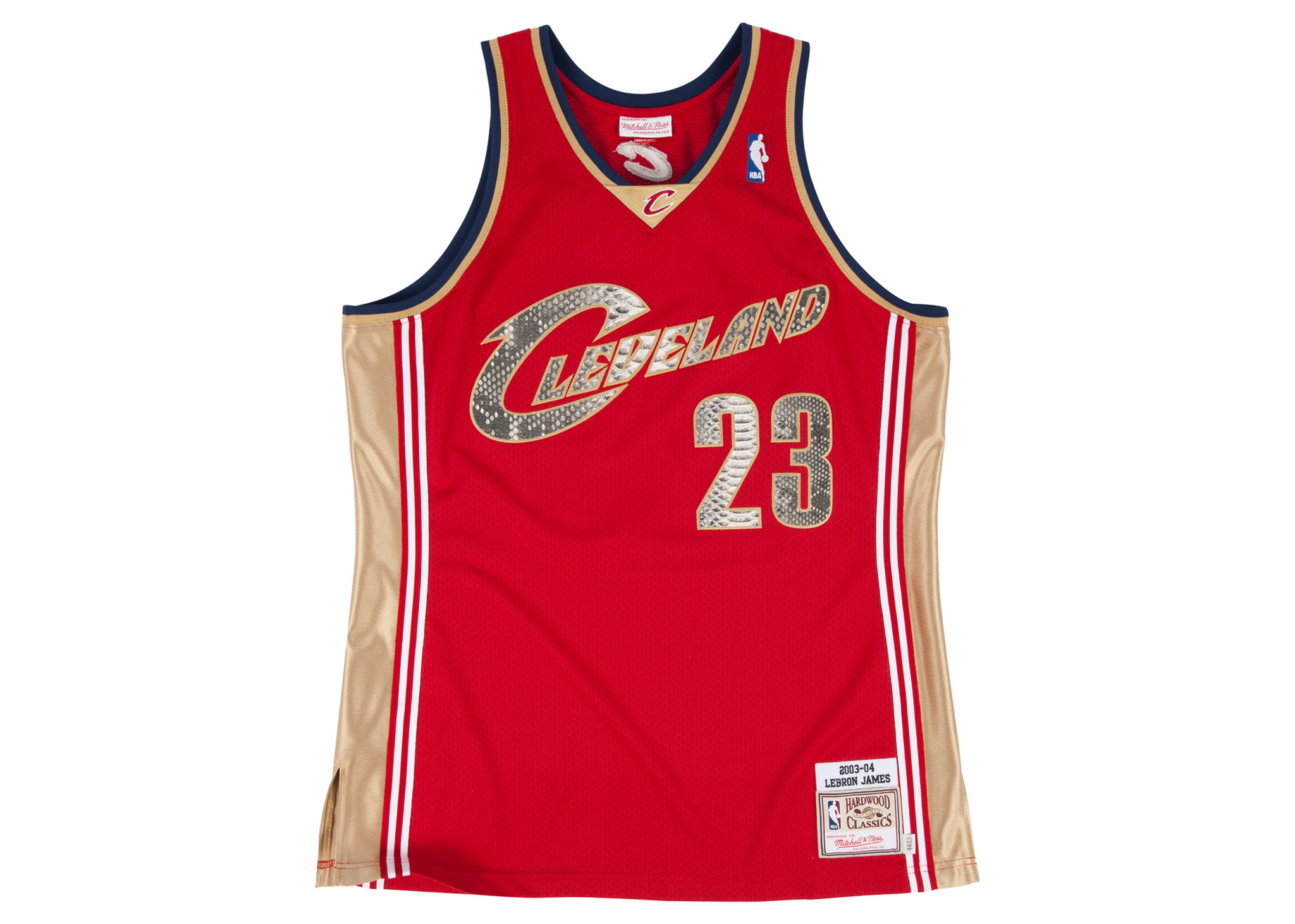 Mitchell & Ness LeBron James 2003-2004 Cleveland Cavaliers Python Jersey (Away)