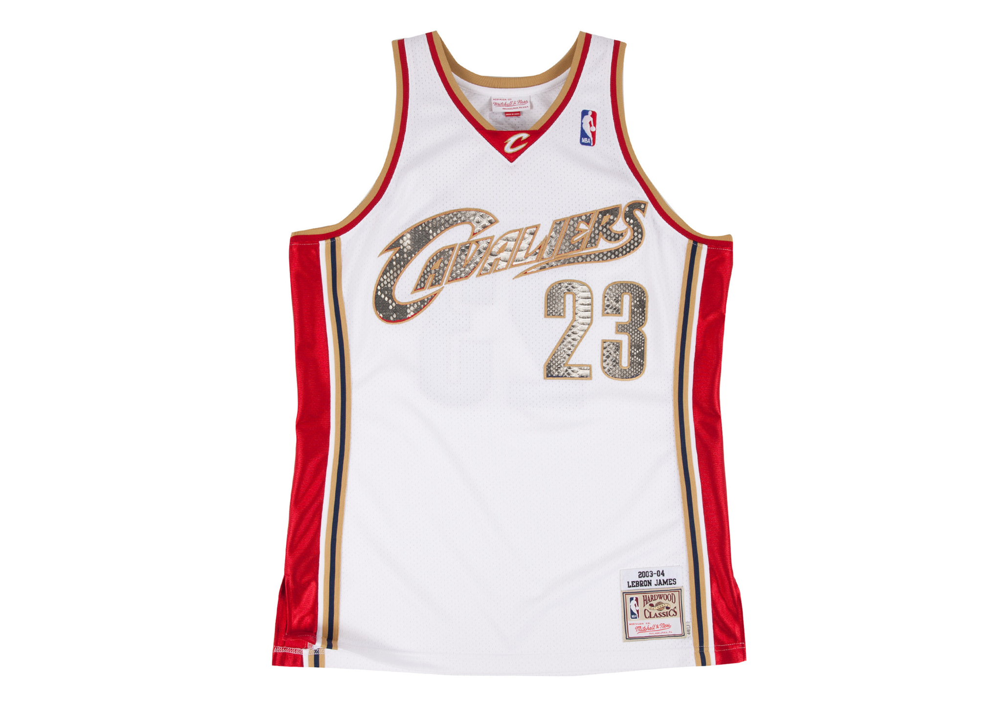 Mitchell & Ness LeBron James 2003-2004 Cleveland Cavaliers Python Jersey (Home)
