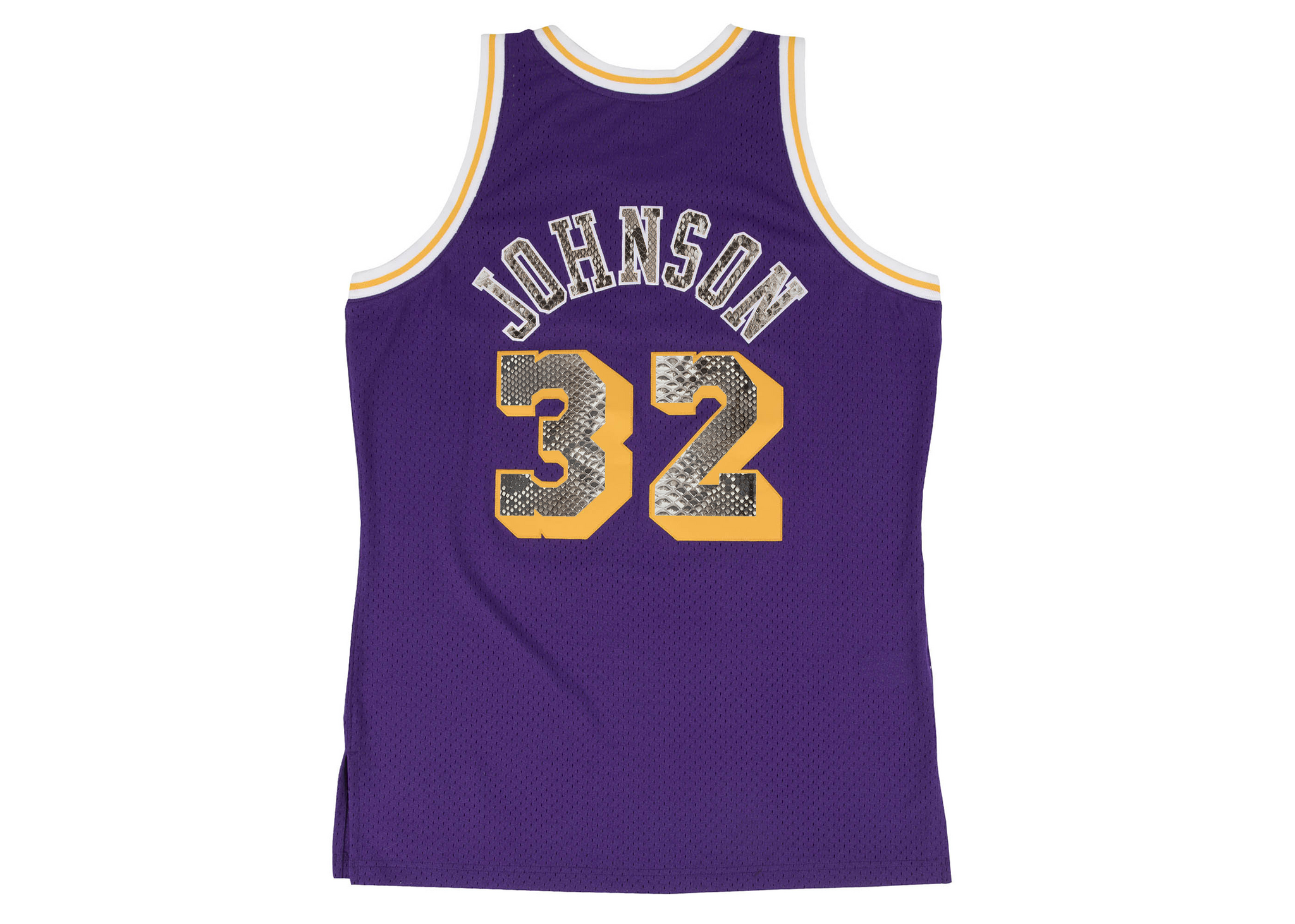 Mitchell & Ness Magic Johnson 1984-1985 Los Angeles Lakers Python Jersey (Away)