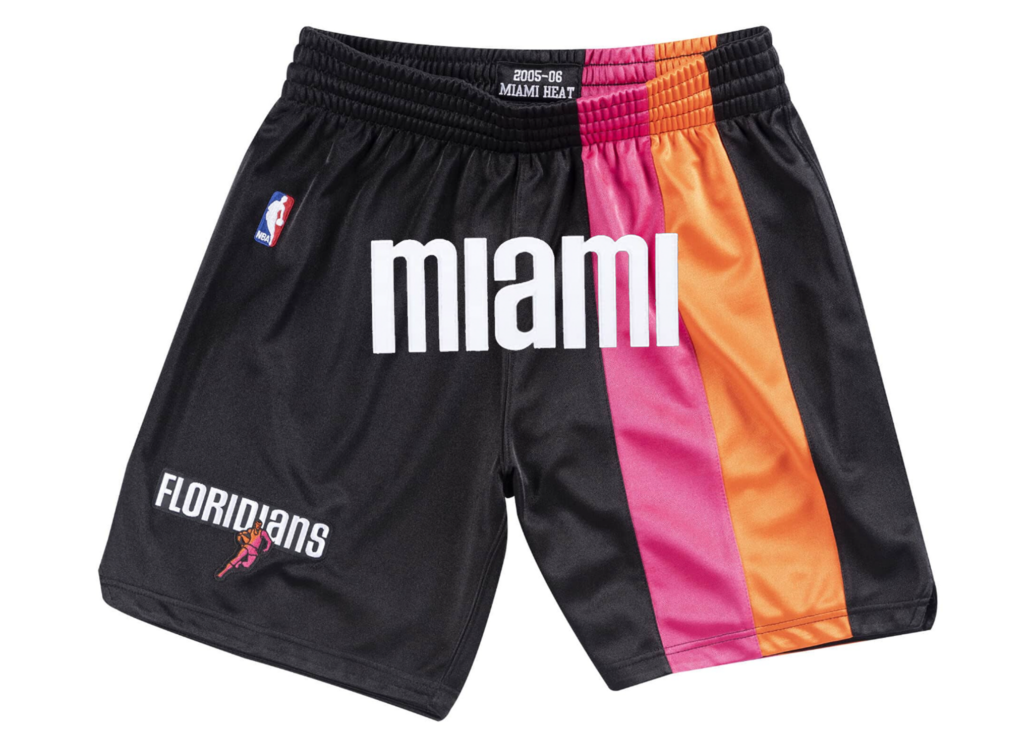 Mitchell & Ness Miami Heat 2005-2006 Alternate "MIAMI" Authentic Shorts