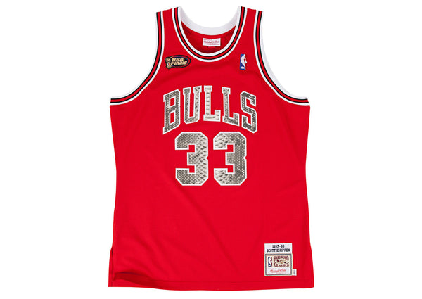 Mitchell & Ness Scottie Pippen 1997-1998 Chicago Bulls Python Jersey (Home)