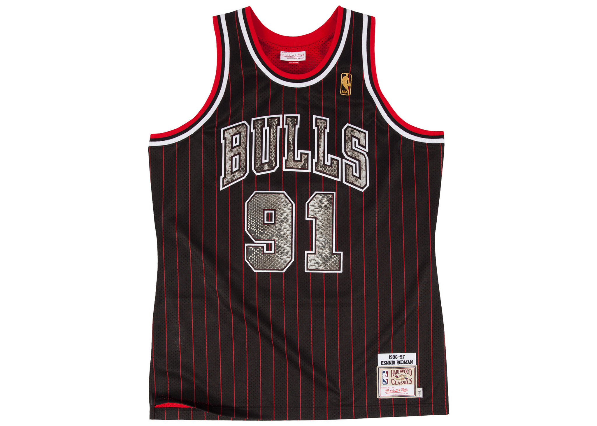 Mitchell & Ness Dennis Rodman 1996-1997 Chicago Bulls Python Jersey